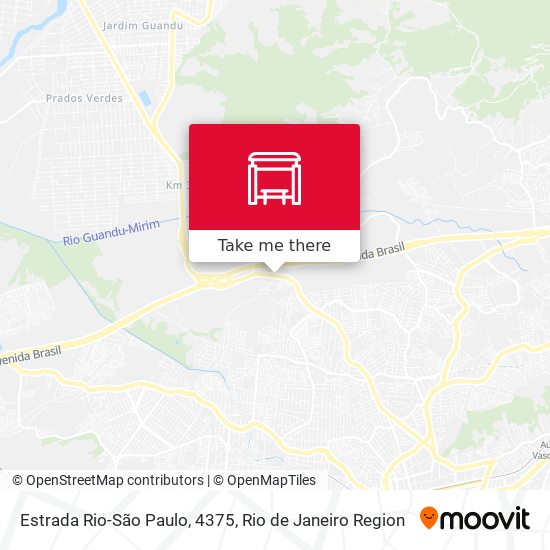 Mapa Estrada Rio-São Paulo, 4375