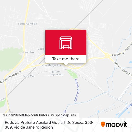 Rodovia Prefeito Abeilard Goulart De Souza, 363-389 map