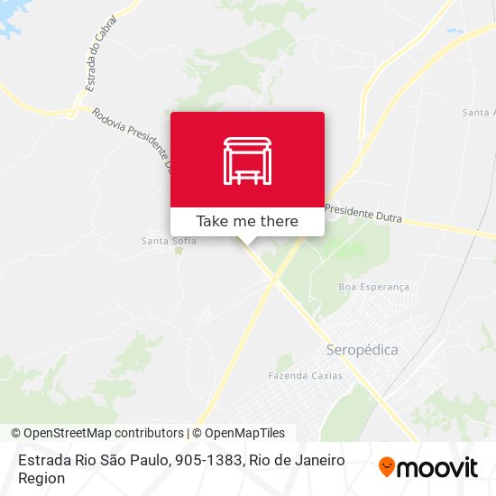 Estrada Rio São Paulo, 905-1383 map