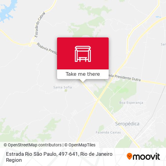 Estrada Rio São Paulo, 497-641 map