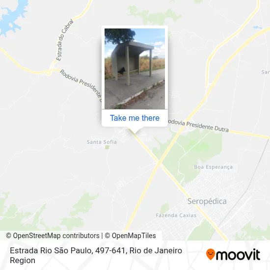 Estrada Rio São Paulo, 497-641 map