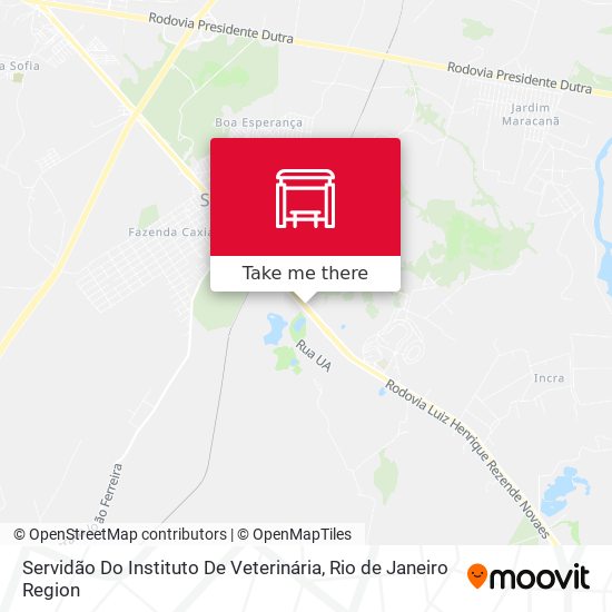 Servidão Do Instituto De Veterinária map