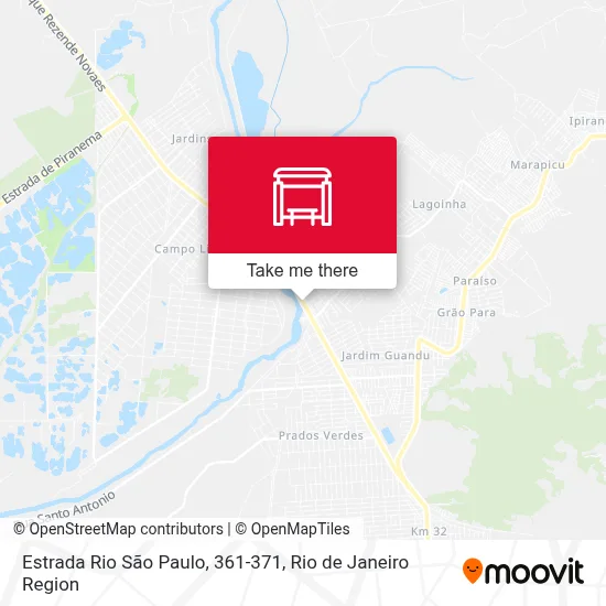 Estrada Rio São Paulo, 361-371 map