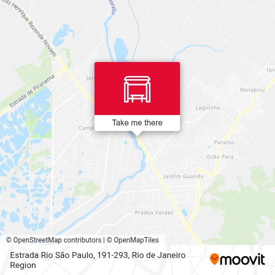 Estrada Rio São Paulo, 191-293 map