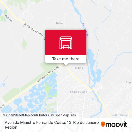 Avenida Ministro Fernando Costa, 13 map