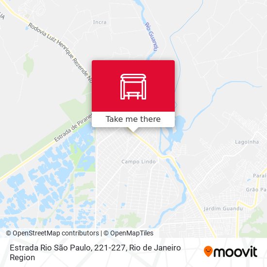 Estrada Rio São Paulo, 221-227 map