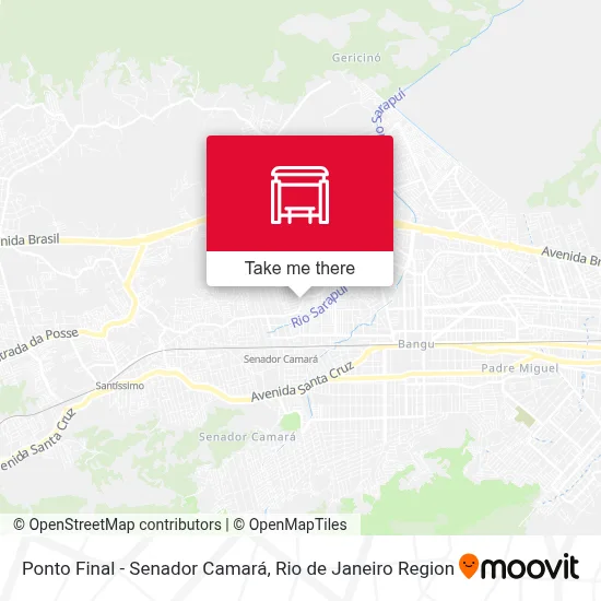 Ponto Final - Senador Camará map