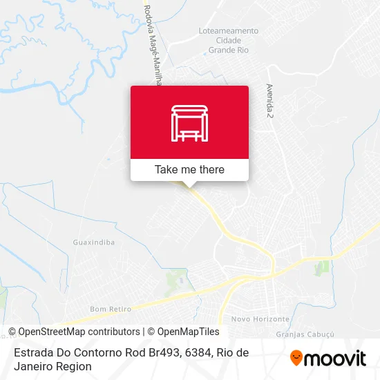 Estrada Do Contorno Rod Br493, 6384 map