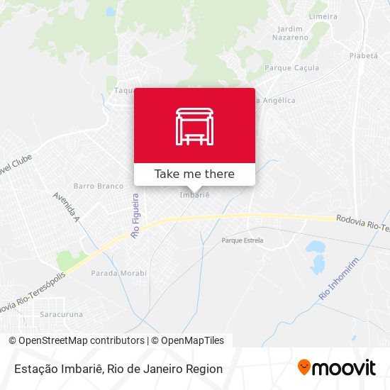 Estação Imbariê map