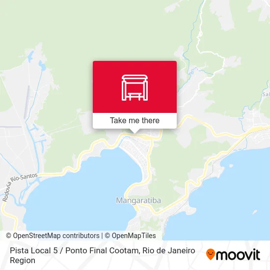 Pista Local 5 / Ponto Final Cootam map