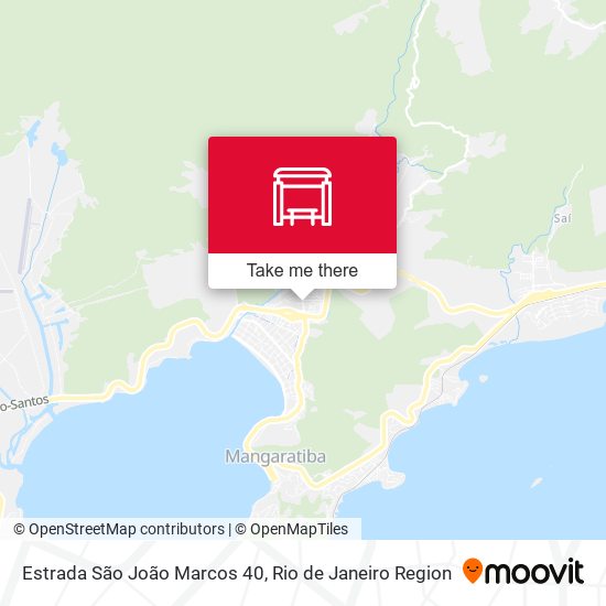 Estrada São João Marcos 40 map