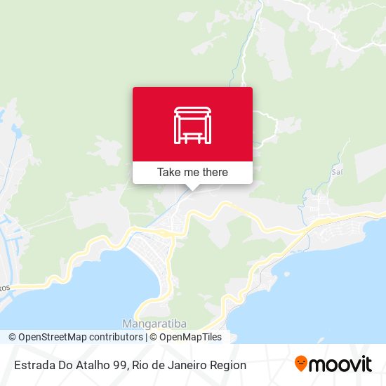 Estrada Do Atalho 99 map