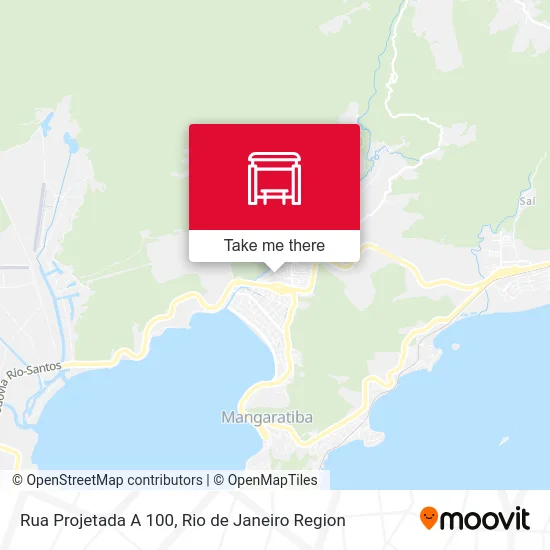 Rua Projetada A 100 map