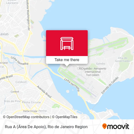 Rua A (Área De Apoio) map