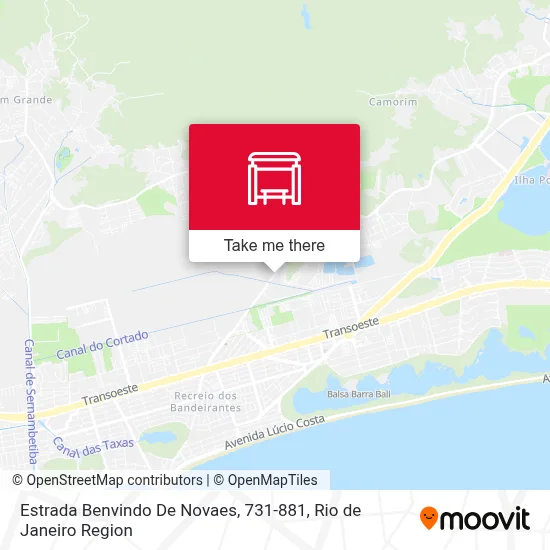 Estrada Benvindo De Novaes, 731-881 map