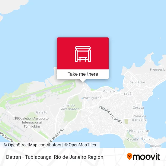 Detran - Tubiacanga map