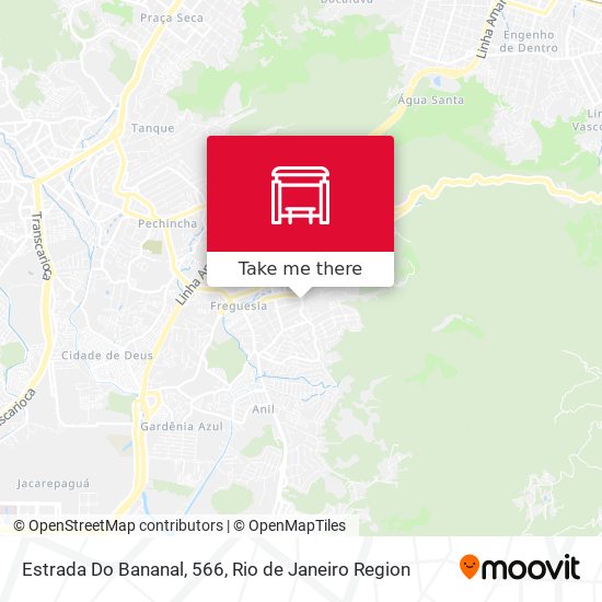 Estrada Do Bananal, 566 map
