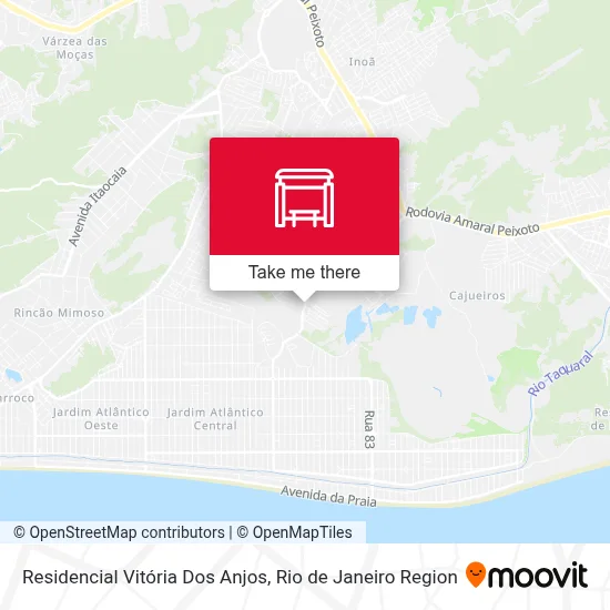 Residencial Vitória Dos Anjos map