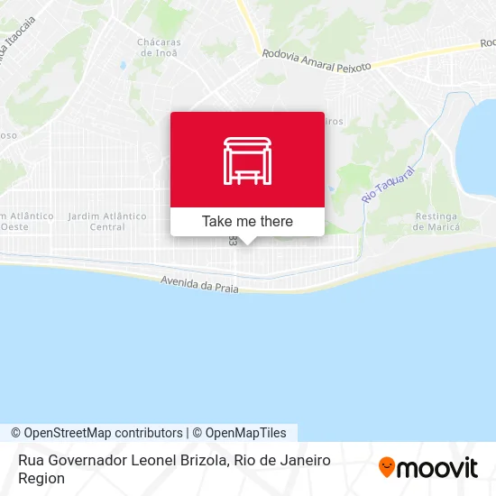 Rua Governador Leonel Brizola map