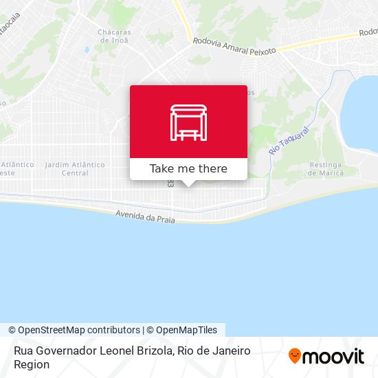 Rua Governador Leonel Brizola map