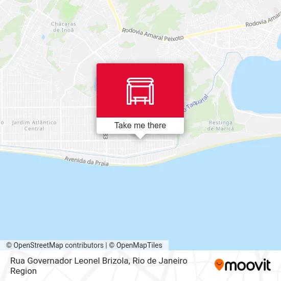 Rua Governador Leonel Brizola map