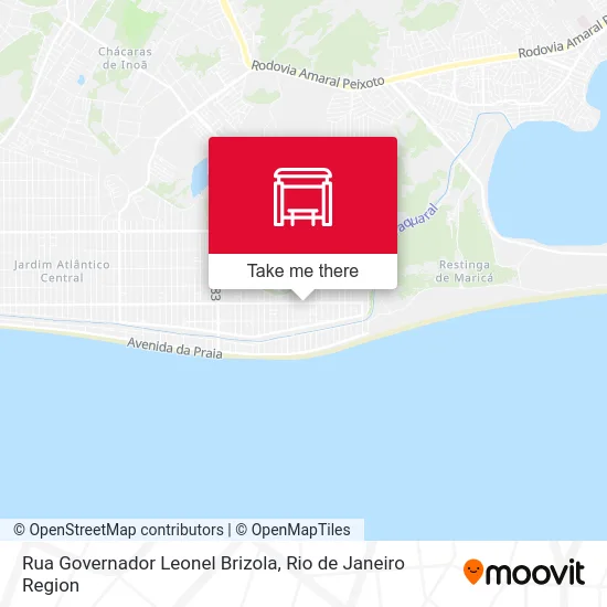 Rua Governador Leonel Brizola map