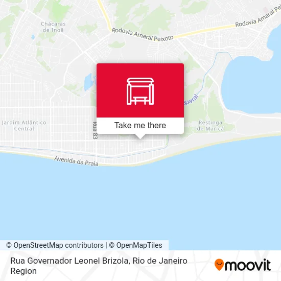 Rua Governador Leonel Brizola map