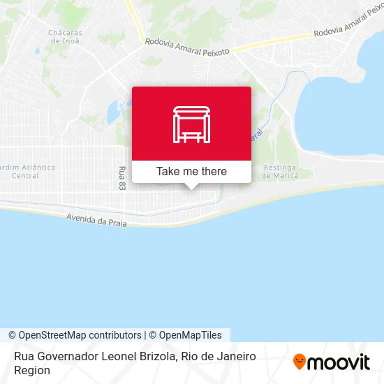 Rua Governador Leonel Brizola map