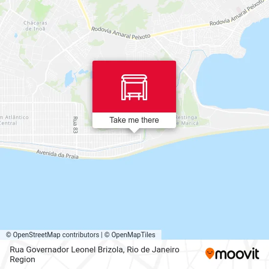 Rua Governador Leonel Brizola map