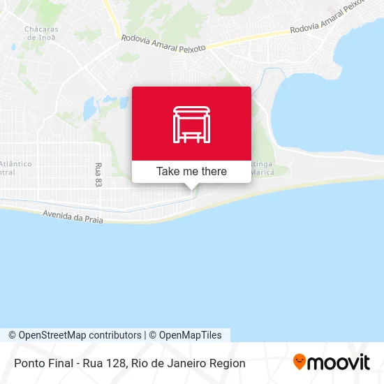 Ponto Final - Rua 128 map