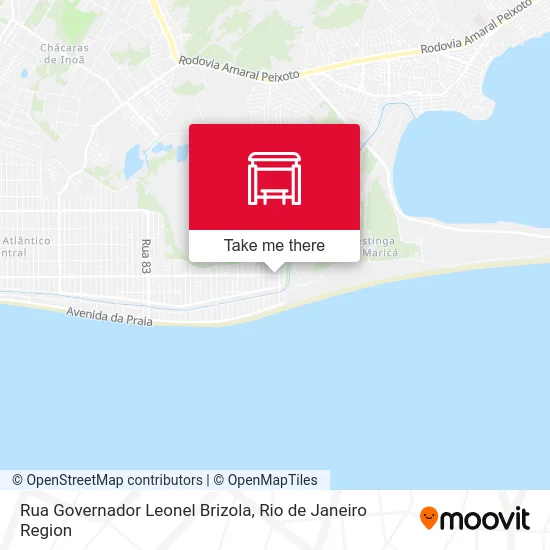 Rua Governador Leonel Brizola map