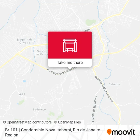 Br-101 | Condomínio Nova Itaboraí map
