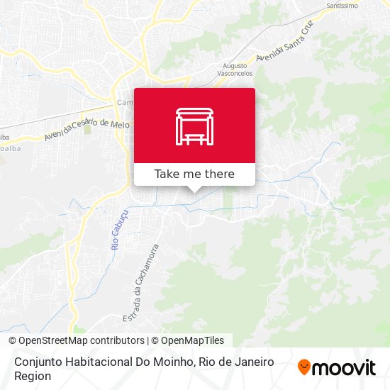 Conjunto Habitacional Do Moinho map