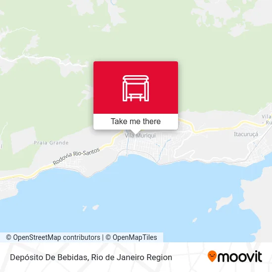 Depósito De Bebidas map