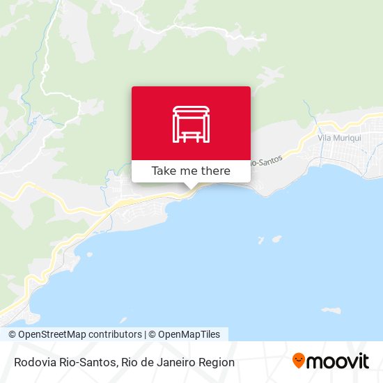 Rodovia Rio-Santos map