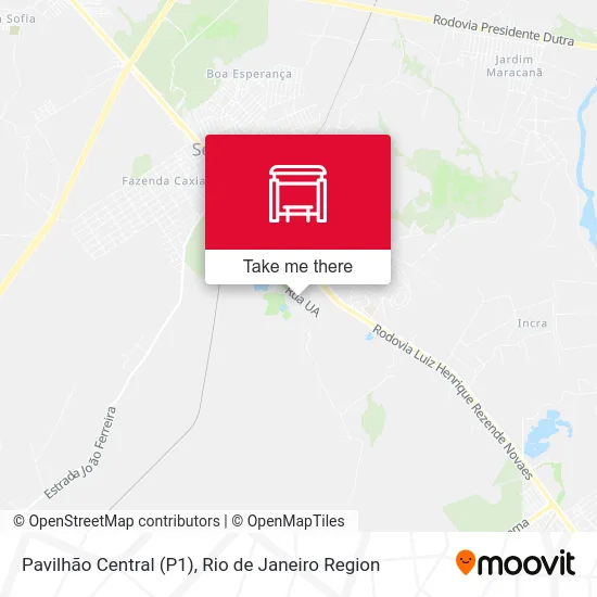 Pavilhão Central (P1) map