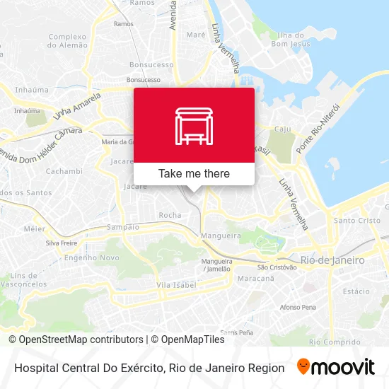 Hospital Central Do Exército map