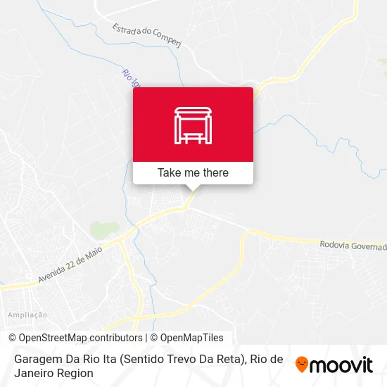 Garagem Da Rio Ita (Sentido Trevo Da Reta) map