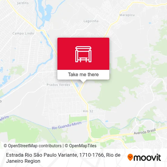 Estrada Rio São Paulo Variante, 1710-1766 map
