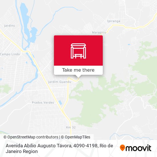 Mapa Avenida Abílio Augusto Távora, 4090-4198