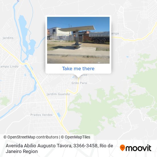 Mapa Avenida Abílio Augusto Távora, 3366-3458