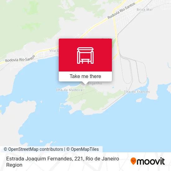 Estrada Joaquim Fernandes, 221 map