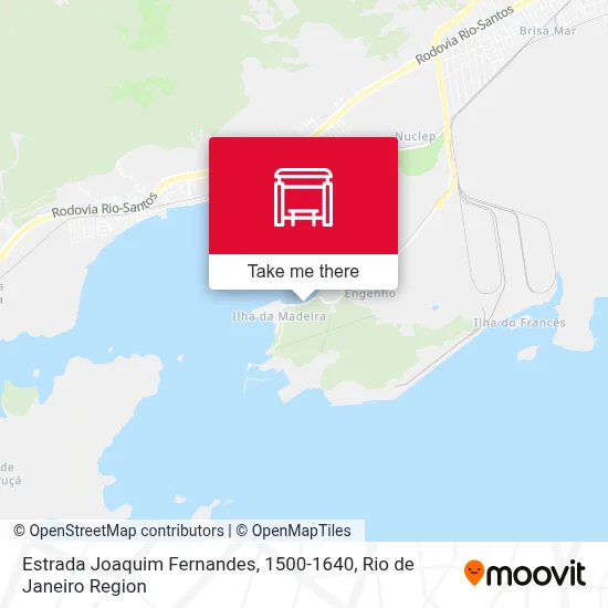 Estrada Joaquim Fernandes, 1500-1640 map