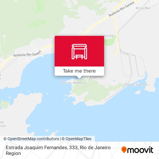 Estrada Joaquim Fernandes, 333 map