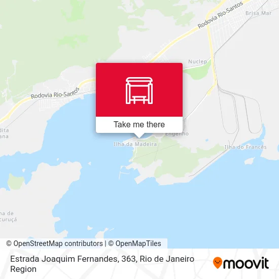 Estrada Joaquim Fernandes, 363 map