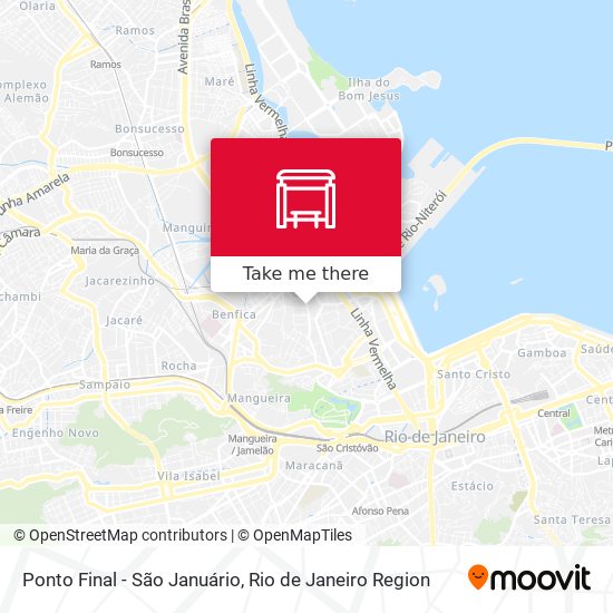 Ponto Final - São Januário map