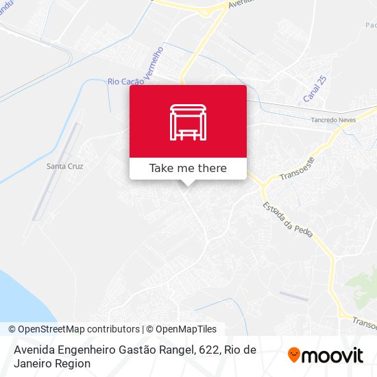 Mapa Avenida Engenheiro Gastão Rangel, 622