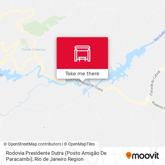 Rodovia Presidente Dutra (Posto Amigão De Paracambi) map