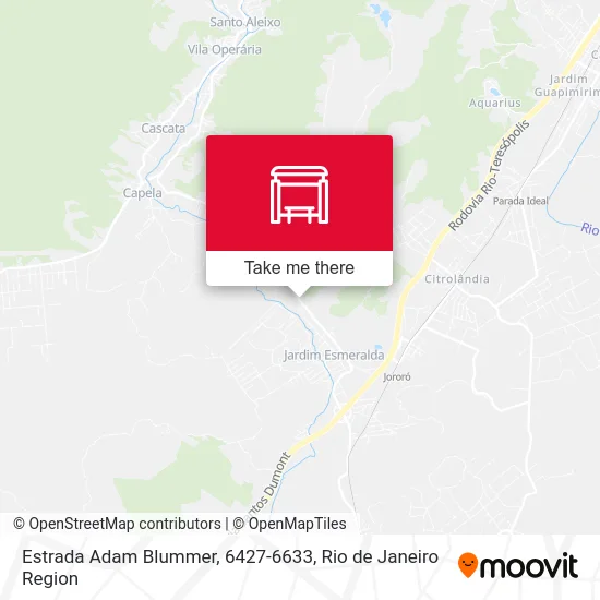 Estrada Adam Blummer, 6427-6633 map