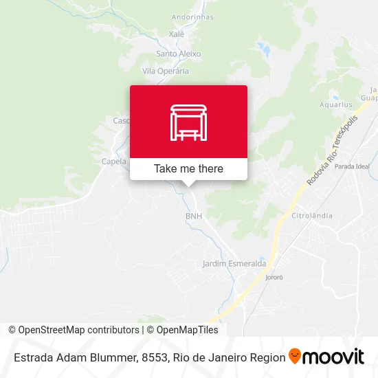 Estrada Adam Blummer, 8553 map